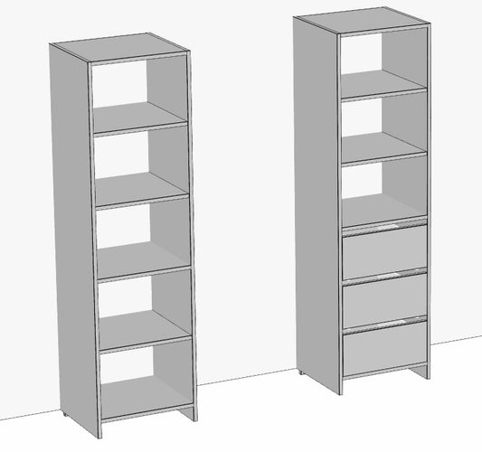 Builder Range Wardrobe Tower 1800mm